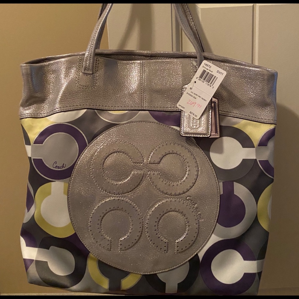 Multicolor Coach Purse